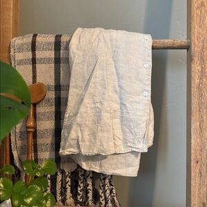 100% linen woolrich shirt